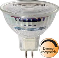 LED Leuchtmittel GU5,3 MR16 Spotlight Glass - GU5.3, 620Lm, 2700K, 7.5W, 12VAC