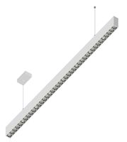 LED DALI-Pendelleuchte GLOS Up&Down (3000K) - 50W, 6250lm, 3000K, IP20, CRI83, 120°/45°, weiss-matt, DALI dim., L=1171mm, B=38mm, H=66mm,PL=1500mm