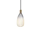 3er Pendelleuchte  WIRELLA  L: 48cm schwarz/gold - IP20, GU10, Schwarz-Gold
