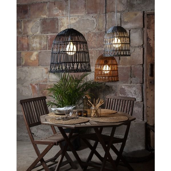 Lampenschirm KNUTE - Grau, 50 x 48 cm, exkl. Zuleitungskabel