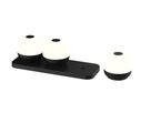 Akku-Tischleuchten 3er Set mit Ladestation MoveGlow schwarz - 2700K,160lm, IP20