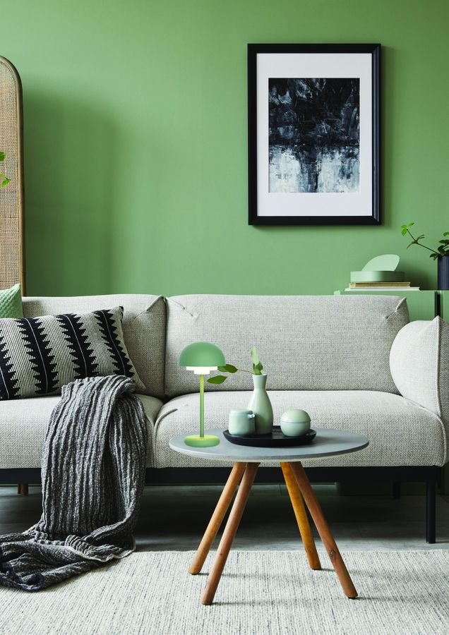 Akku Tischleuchte USB-C MALINA Grün - IP44, Warmweiss, 180lm