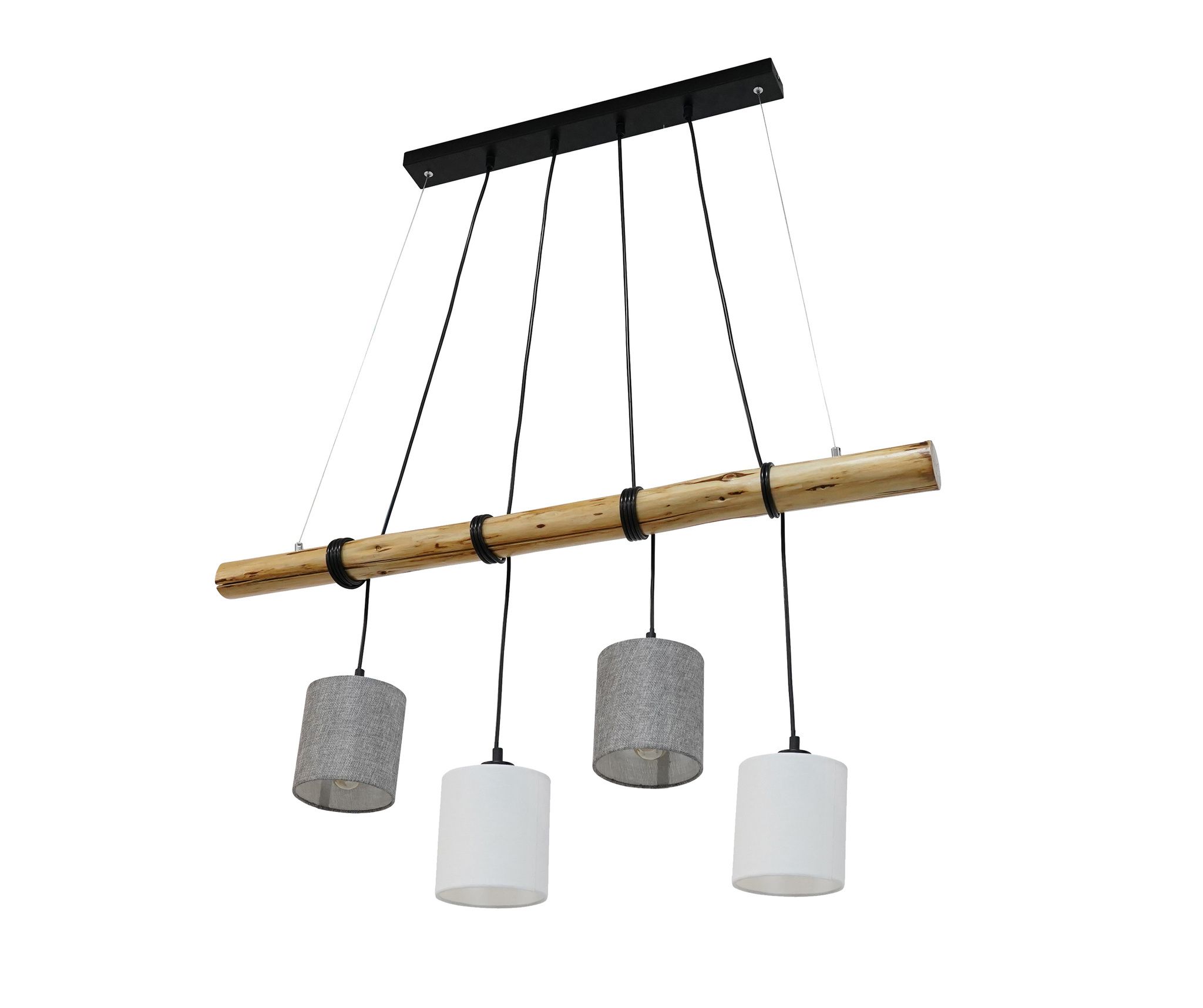 4er Pendelleuchte MALTA - E27, IP20, 40W, 230V