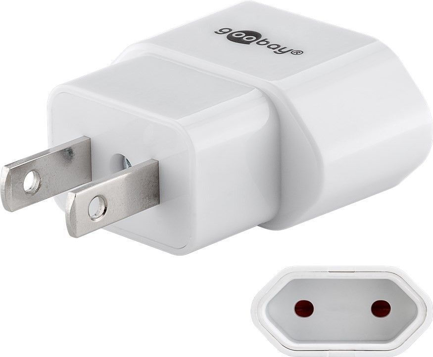 Reiseadapter 2-polig - Eurostecker auf US/JP