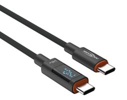 USB Typ-C auf USB Typ-C Kabel - 200cm, mit integriertem LED Display