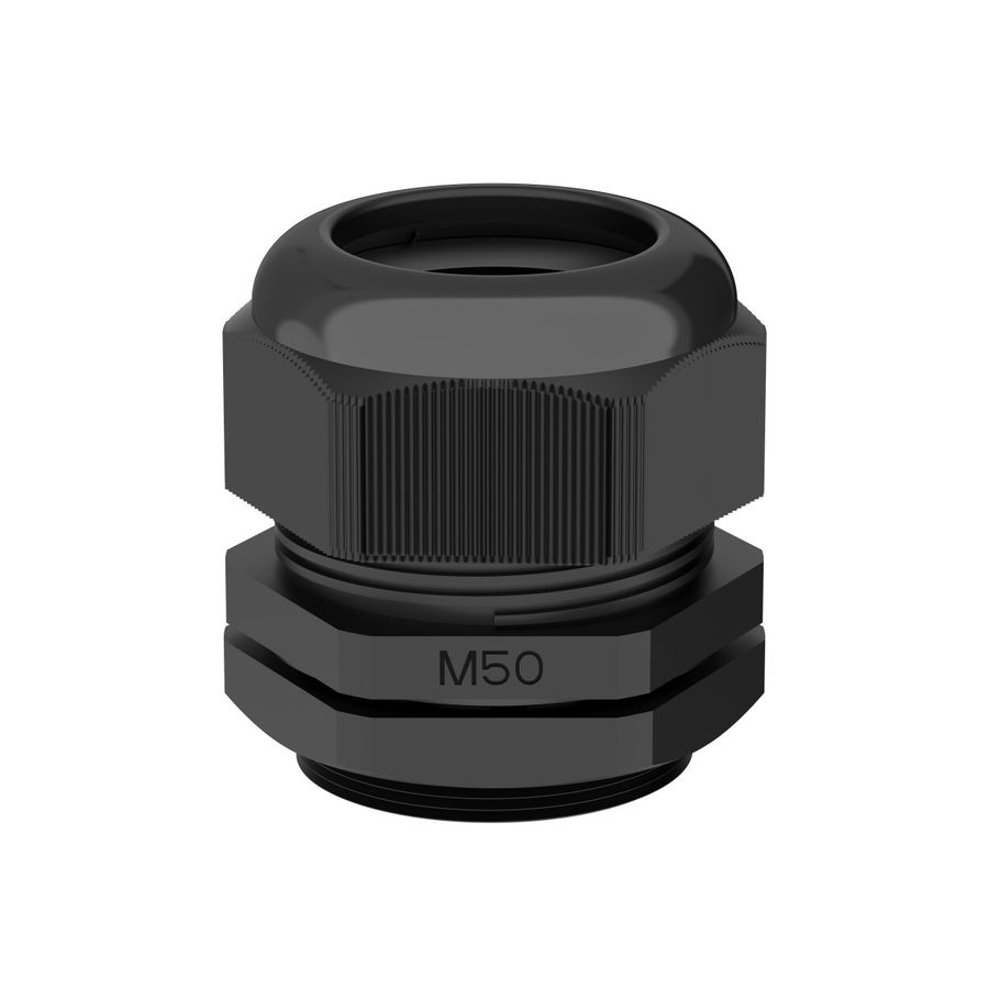 Kabelverschraubung - PA6, M50, schwarz, 5Stk.