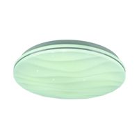 Smart Home LED Deckenleuchte Austin mit Kristalleffekt - LED fest verbaut, 2700-6500K, warm-kaltweiss
