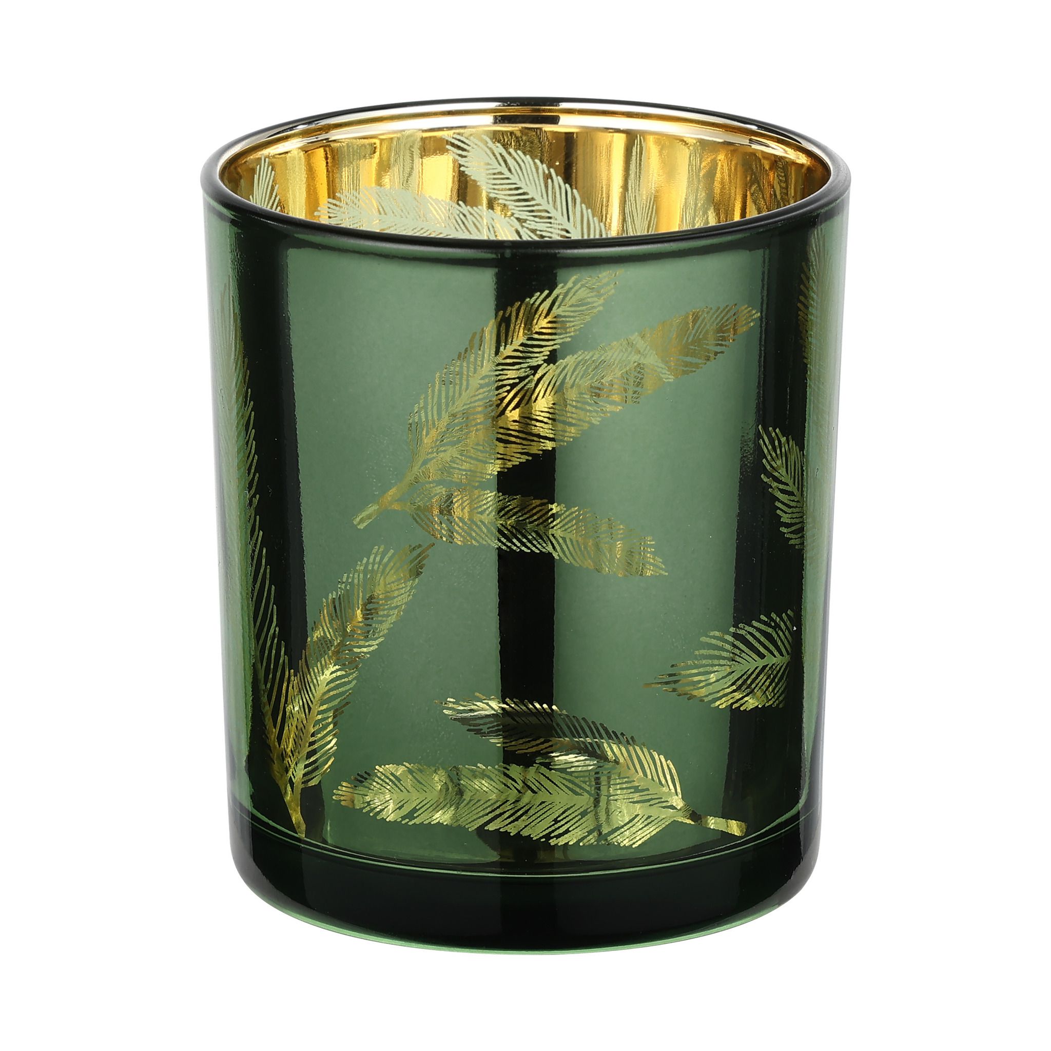 TEELICHTHALTER GRÜN Ø70 H-80 LUKUT - TEELICHTHALTER GRÜN Ø70 H-80 LUKUT