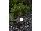 Décoration solaire Rocky - Grau, Lichtfarbe Warmweiss