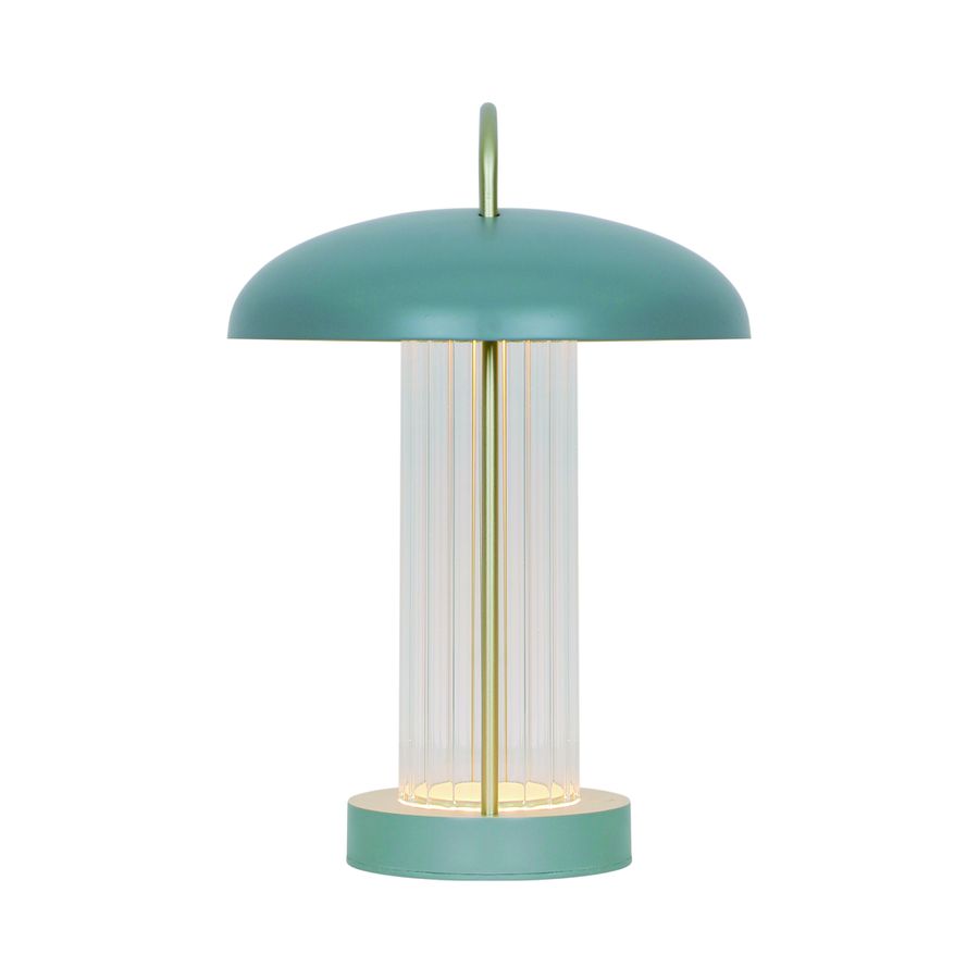 Akku Tischleuchte Mirano Dusty Grün - LED-Modul, 3000K, 150Lm, IP20