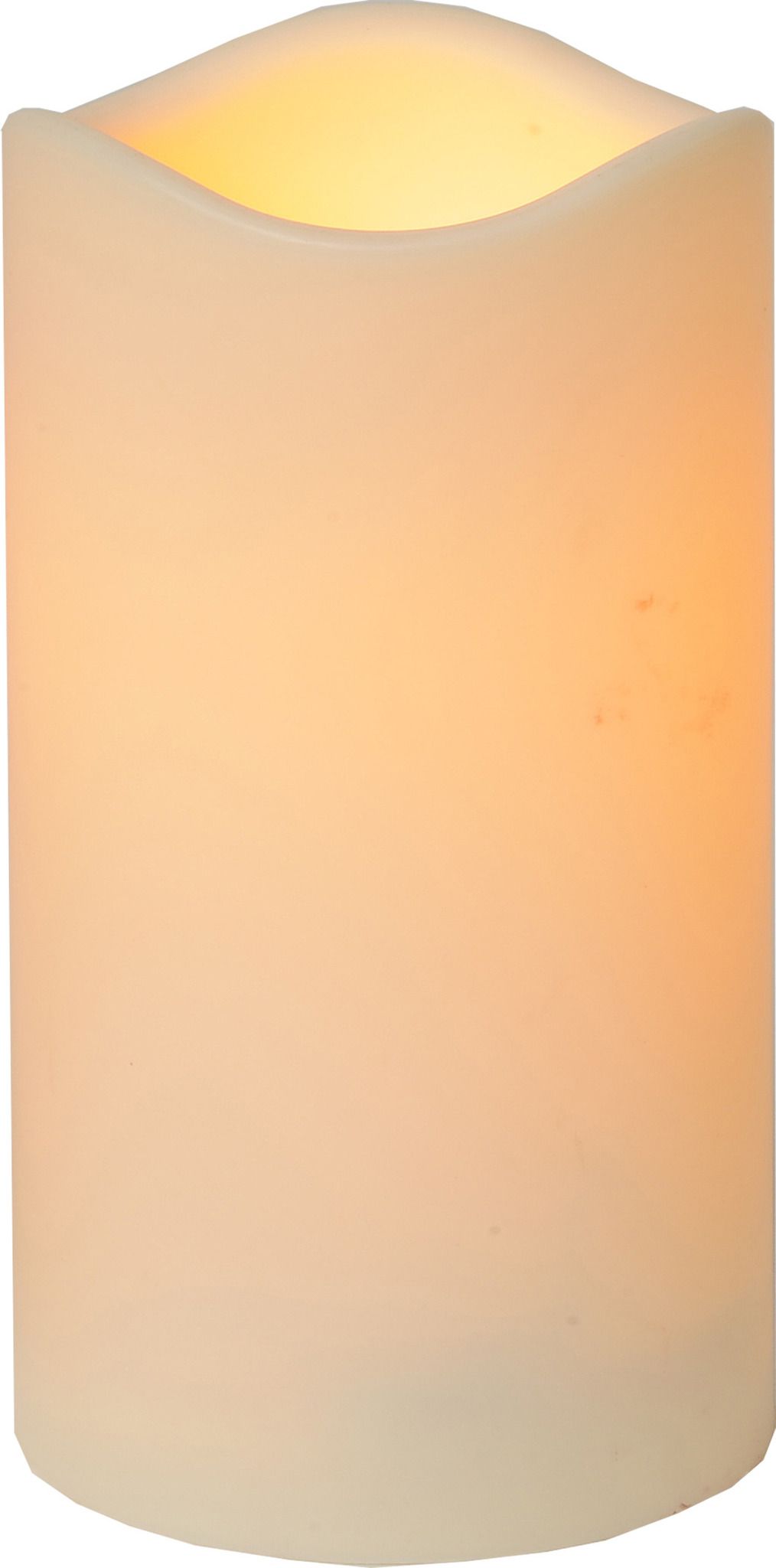 Bougie en plastique à DEL Paul - Outdoor, Beige, 15cm Höhe, Timerfunktion