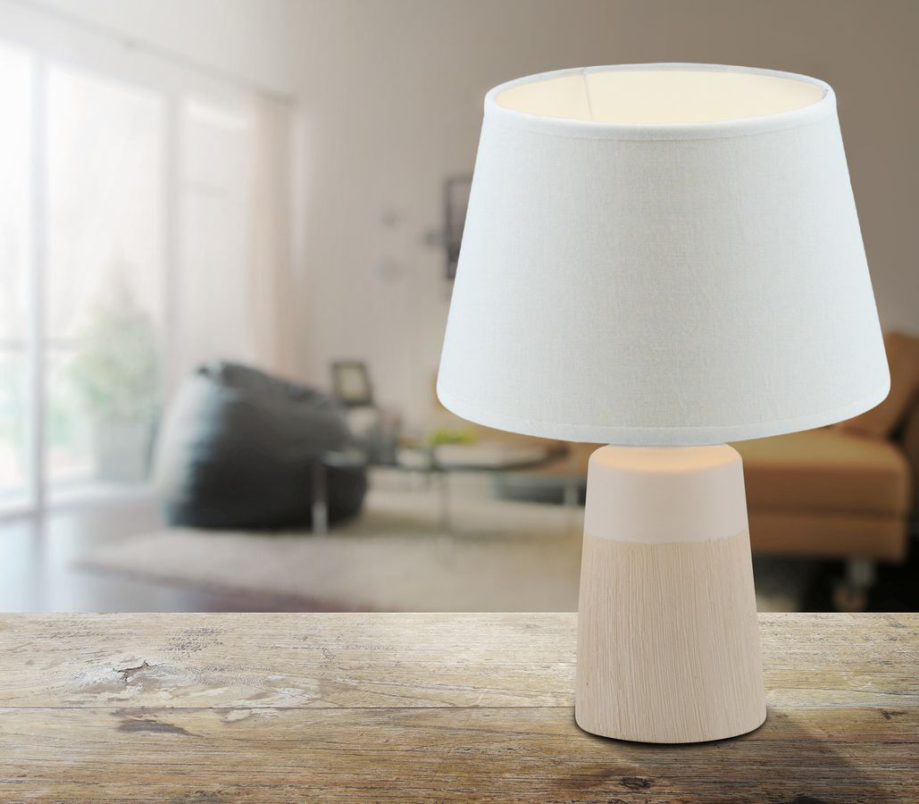 Keramik Tischleuchte Talia h: 31cm - E14, 40W, IP20