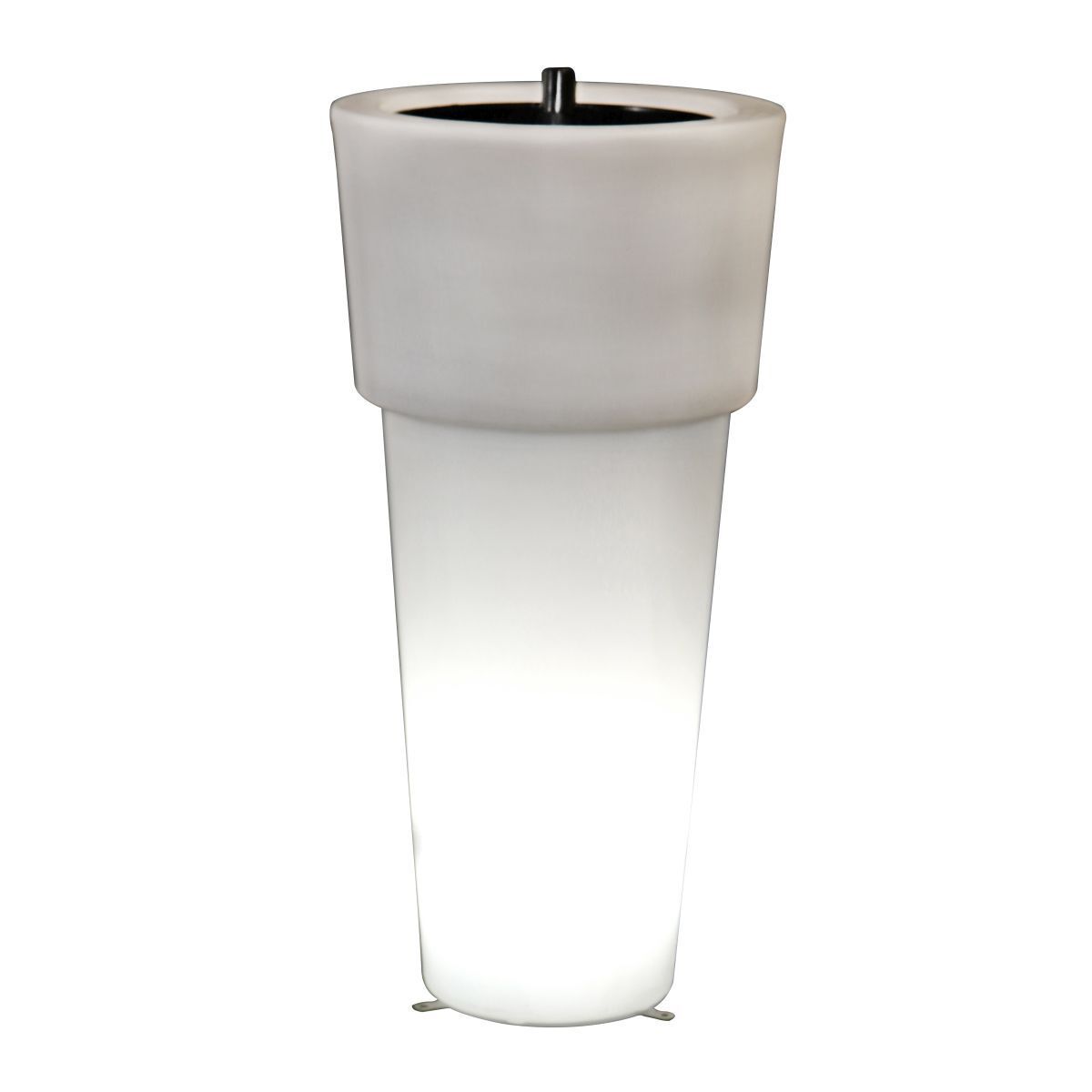 Artemis 1050 - H = 1050 mm, D= 520 mm, mit Fassung E27 und LED RGB-Leuchtmittel mit Fernbedienung