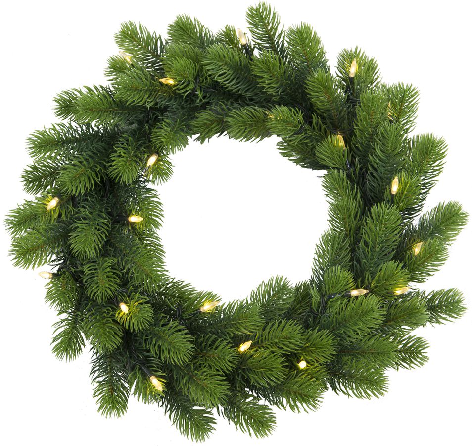 Kranz Orsa - Grün, 20 LEDs, IP44