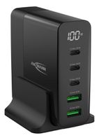 Desktop Charger mit Display DC5140PD - 140W, 5xUSB