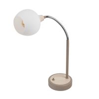 Tischleuchte  MONACO  H: 42cm beige - IP20, E14, Beige