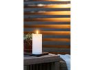Solar Kerze Flamme Saul - Indoor, Outdoor, Warmweiss, Weiss