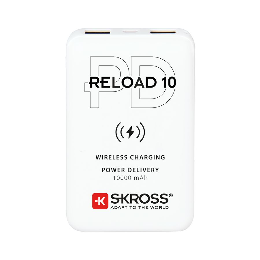 Wireless Powerbank RELOAD 10 Qi PD - Kapazität: 10000mAh 18.0W, Wireless Ladefunktion: 5.0W, 7.5W, max. 10.0W, 2x USB-A, 1x USB-C