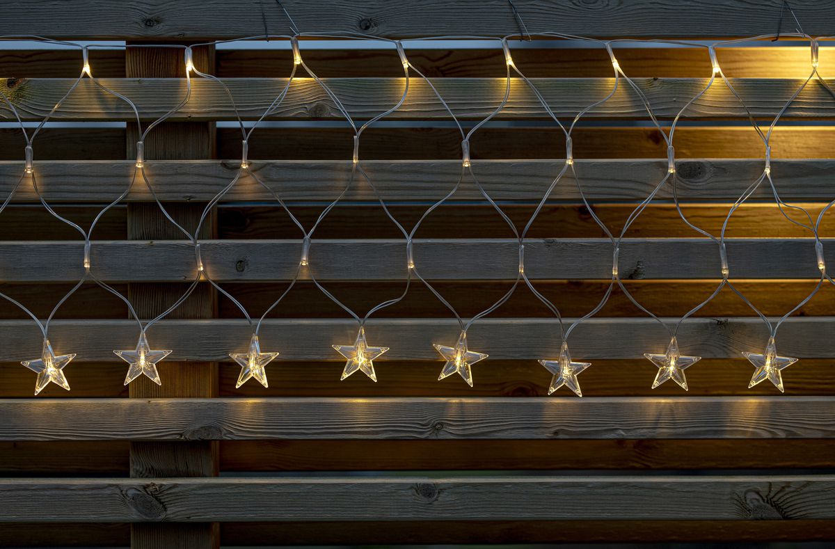 Netz Lichterkette StarNet - IP44, Warmweiss, 160 LED