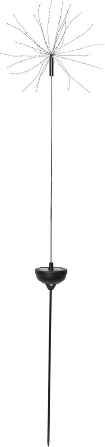 Solar Decoration Firework - Schwarz, Lichtfarbe Warmweiss