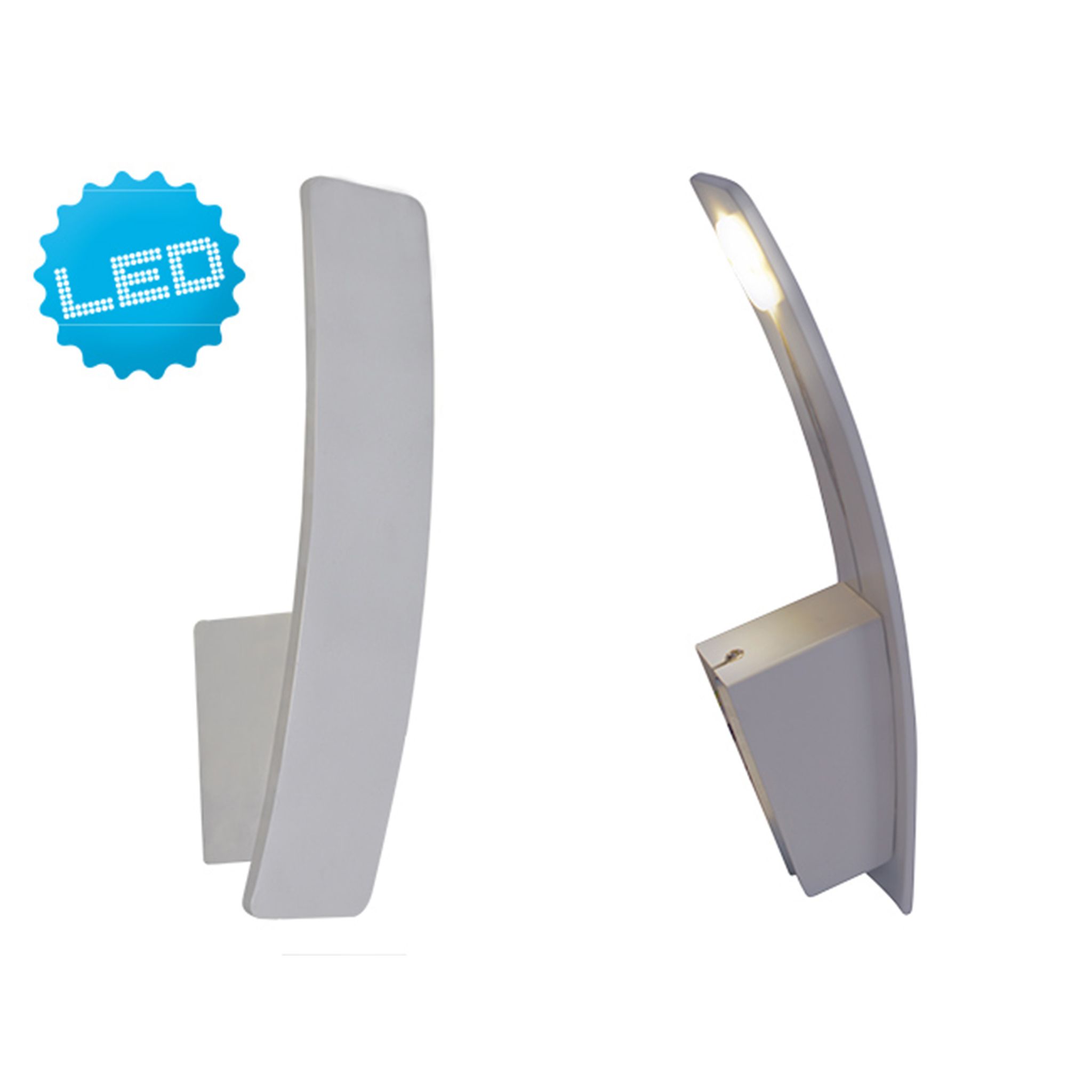 LED Wandleuchte Stan - LED fest verbaut, 3000K,