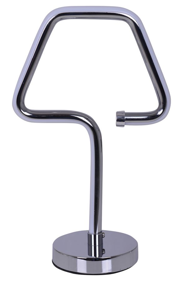 LED Tischleuchte Loop Line h: 30cm chrom - LED fest verbaut, 3000K, warmweiss