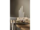 LED Dinner Kerze 4er Pack Flamme - Indoor, Weiss, 28.5cm Höhe, Timerfunktion