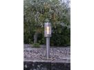 Solar Pollerleucht Terni - Silber, Lichtfarbe Warmweiss