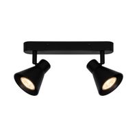 Eik, 2-Spot, Mat Schwarz - GU10, IP20, max.2X35W