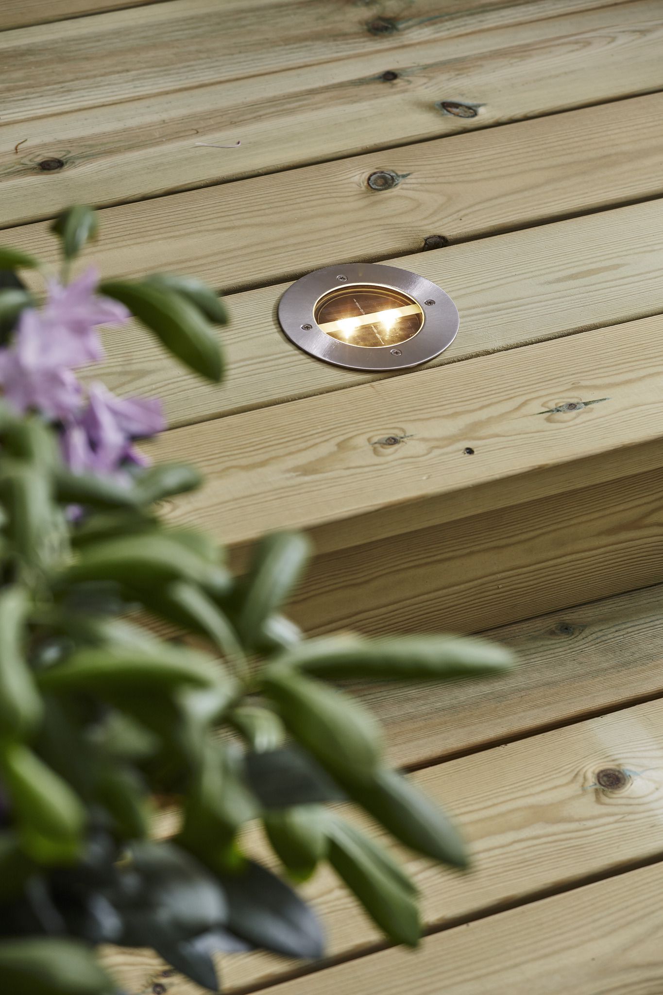 Proiettore di luce solare Decklight - Silber, Lichtfarbe Warmweiss