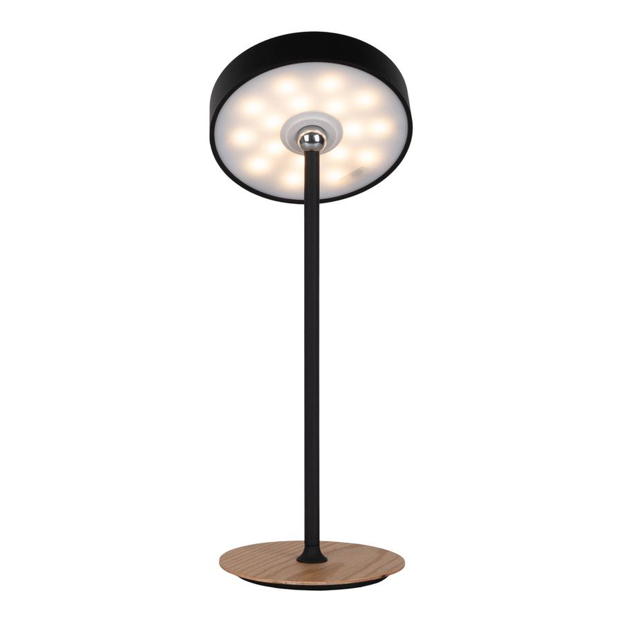 LED-Akku-Tischleuchte ELLI schwarz - LED-Modul, 3W, IP20
