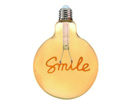 LED Leuchtmittel Smile hängend - E27, 300Lm, 2200K, 4W, 230V