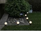 Solar Lichterkette Globus - Weiss, Lichtfarbe Warmweiss