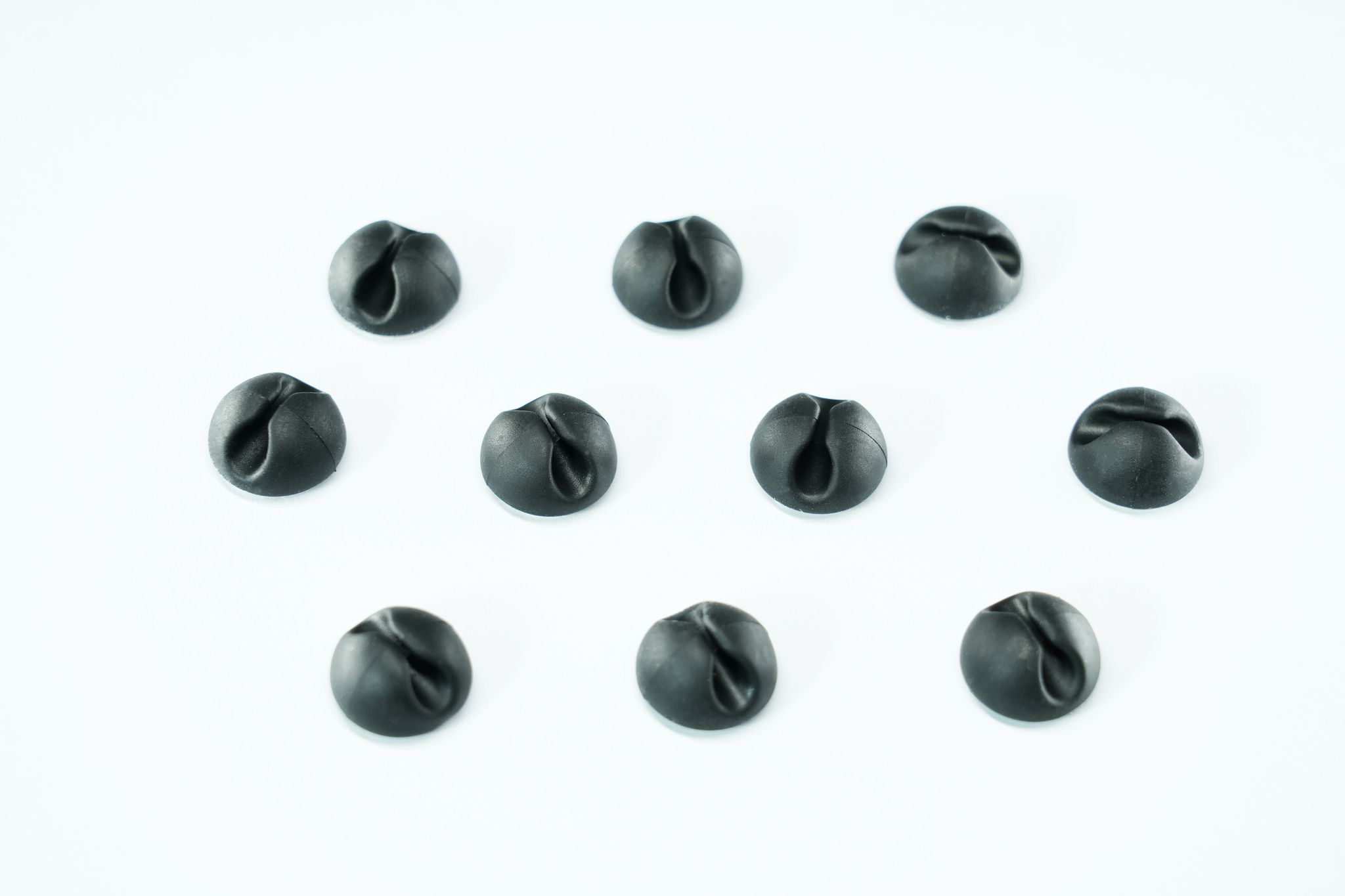 MiniBeans Black - 10 Stück, Ø 15mm, H=10mm, schwarz