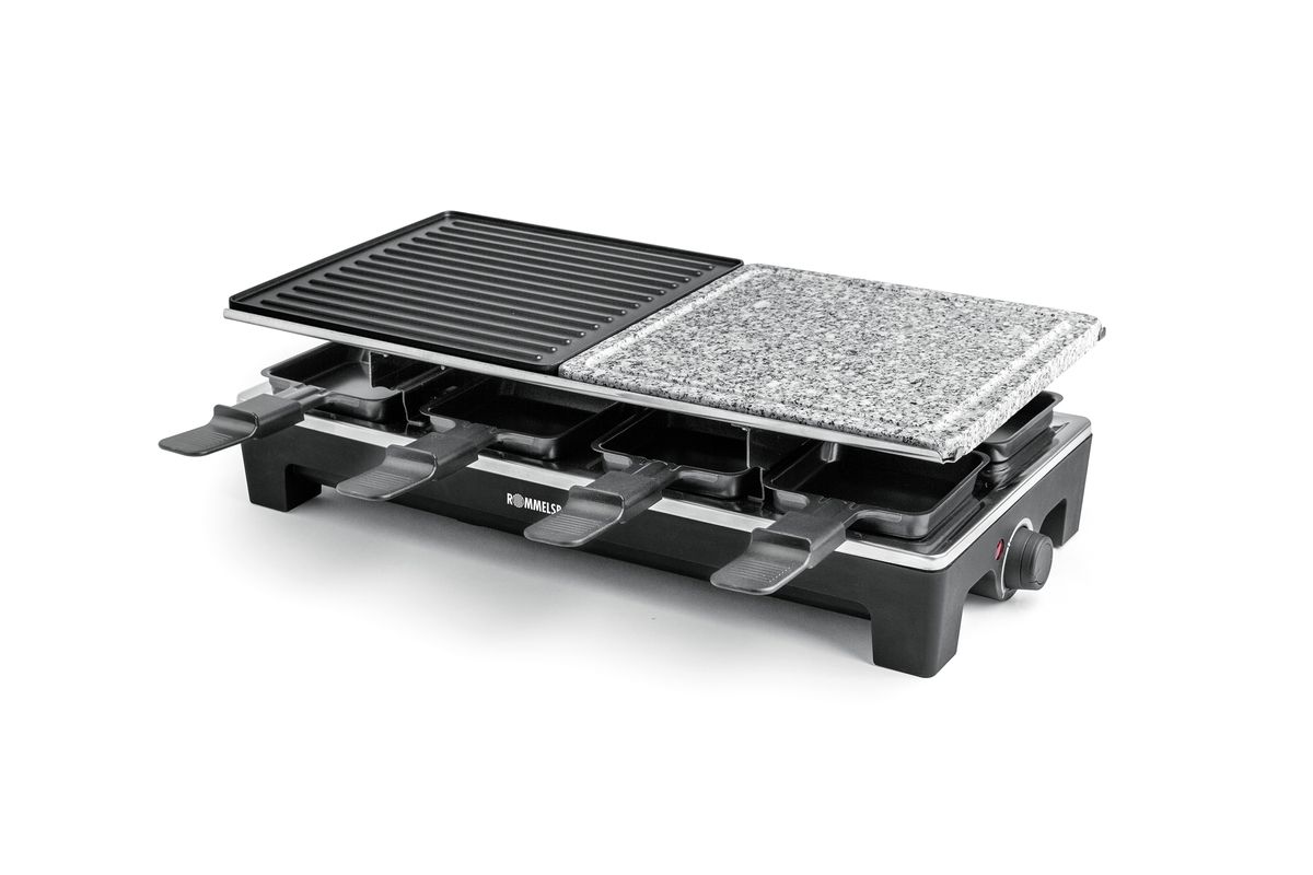 Griglia per raclette RCS 1350 - Raclette Grill , Edelstahl/schwarz, 1350W