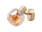 Glas-Wandspot Libby messing H: 16cm - E14, IP20, 40W, 230V