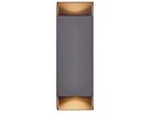 Nico Square 22, Wandleuchte , Anthra. - GU10, IP54, max.35W