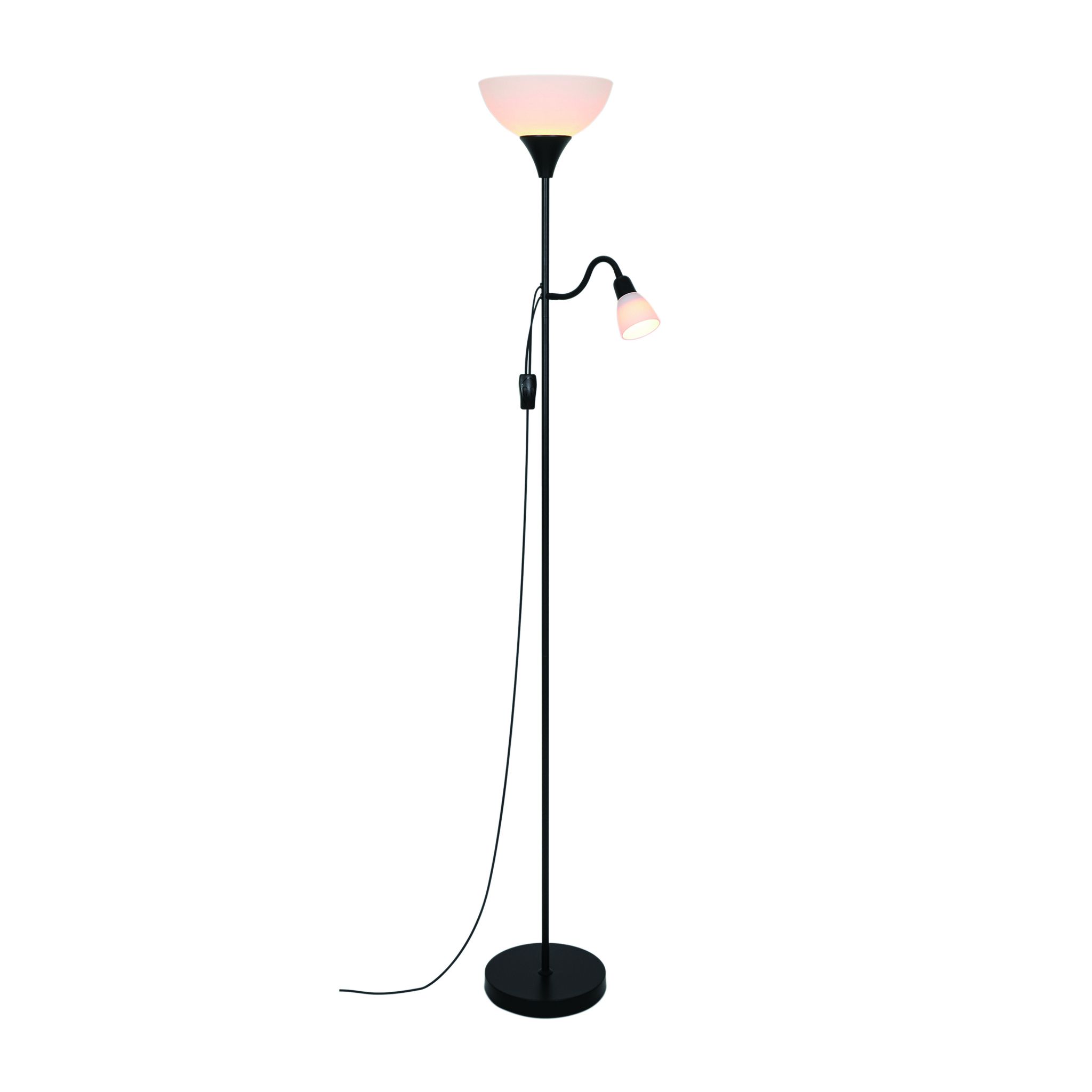 Stehleuchte Lauria Schwarz - 40W, E27, IP20