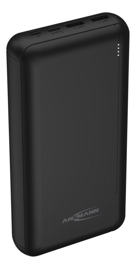 Powerbank, Micro-USB-Kabel 30000 mAh PB212 - Externer Zusatzakku mit zwei USB-Ladebuchse