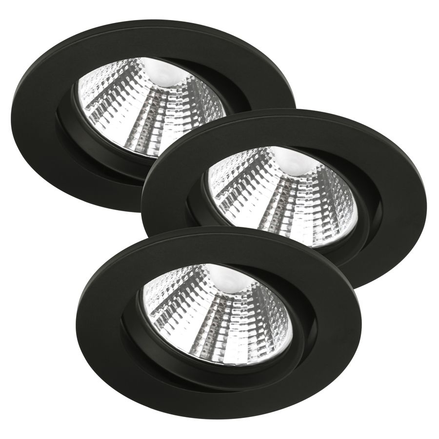 Fremont 3-Kit, 2700K, Schwarz - 5,5W LED, 2700K, IP23, 230V