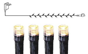 System Decor Start, Lichterkette, 1000cm - Schwarz, Warmweiss