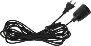 Lampenaufhängung E27 Glaze - E27, Schwarz, 230V AC