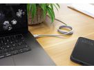 Magnetisches Silikonkabel USB-C auf USB-C, weiß, 120cm - Magnetisches Silikonkabel USB-C auf USB-C, weiß, 120cm
