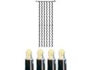 System LED Extra, Vorhang, 100x400cm - Schwarz, Warmweiss