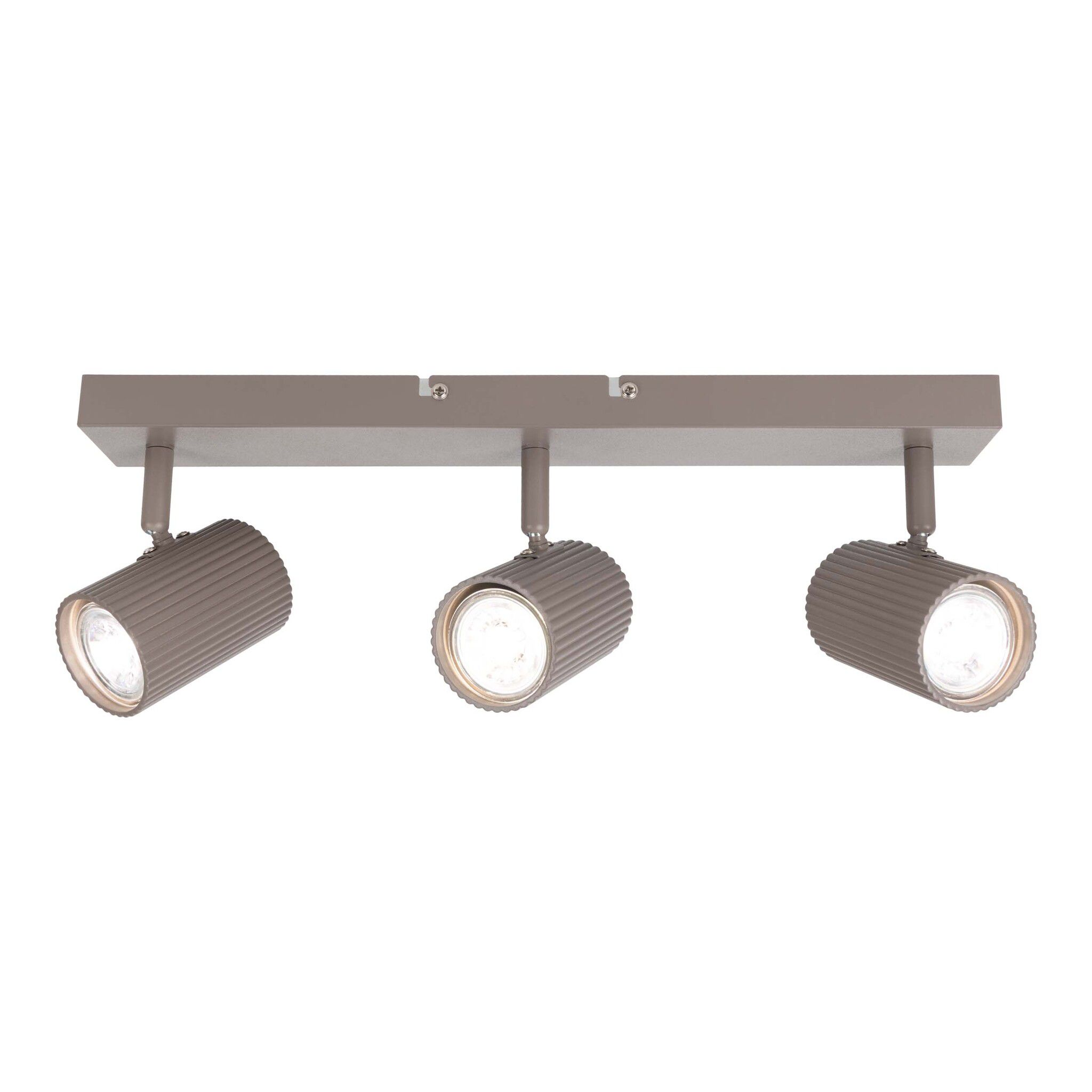 3er Spot-/Deckenleuchte  TINNIS  L: 41cm sand - IP20, GU10, Beige
