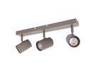 3er Spot-/Deckenleuchte  TINNIS  L: 41cm sand - IP20, GU10, Beige