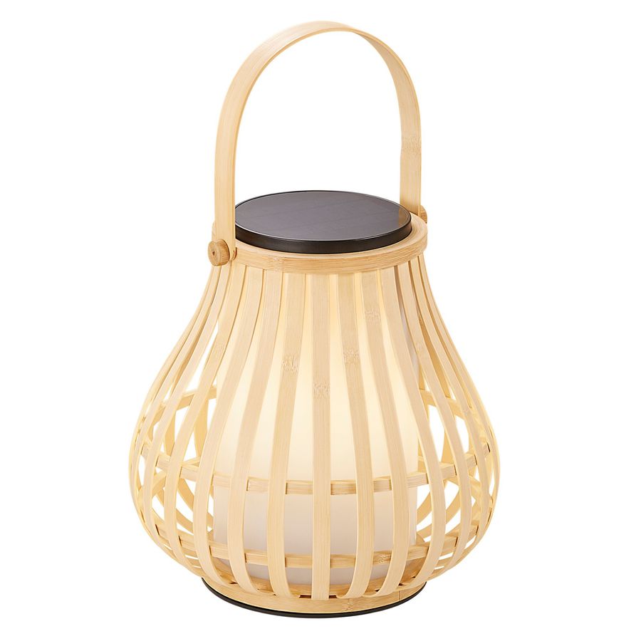 Leo To-Go, Portable, Bambus - IP44, Solar Led