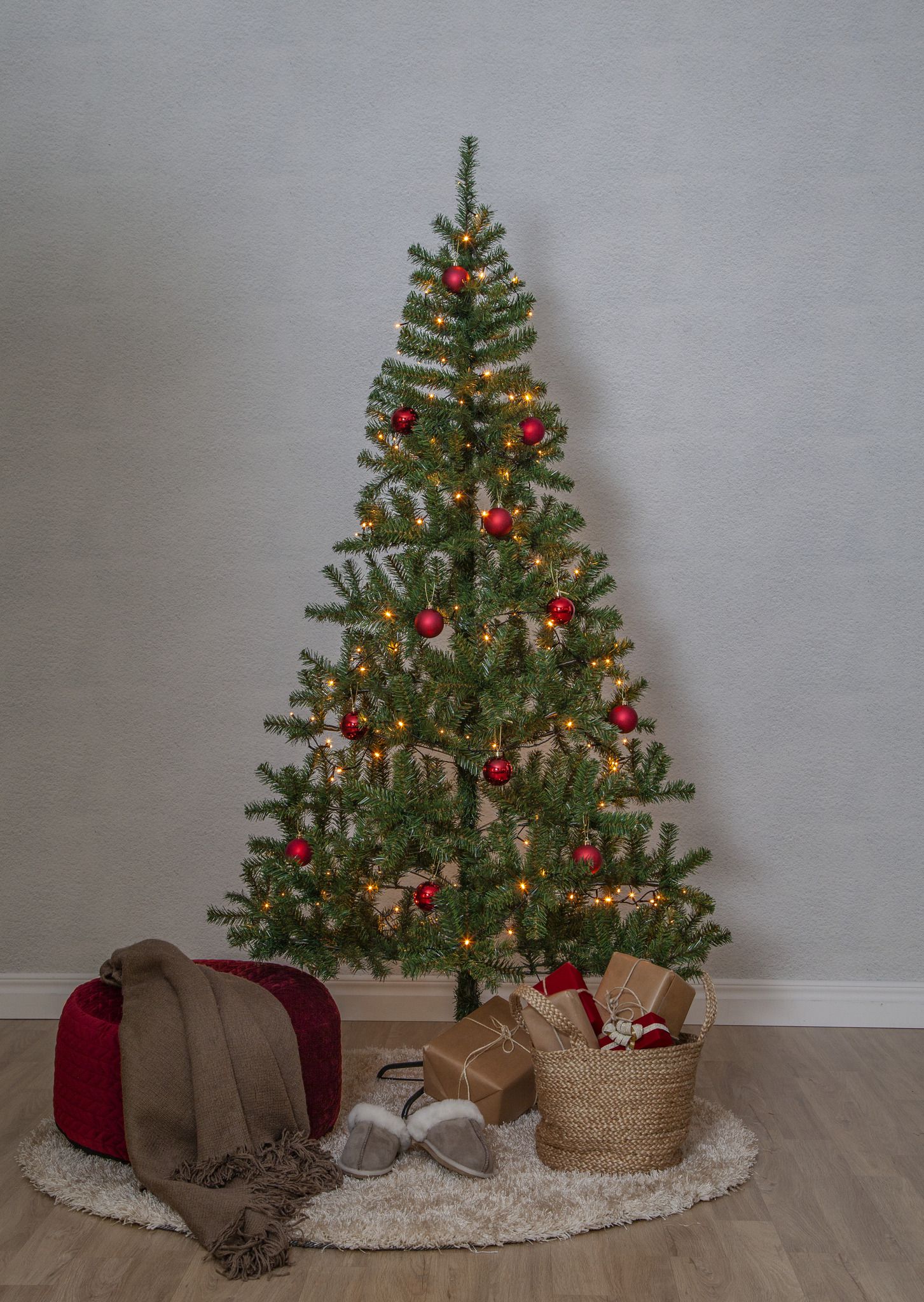 Weihnachtsbaum mit LEDAlvik - Grün, 180LED, 210cm Höhe