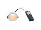 LED Einbaudownlight ALBRIC - 8W, 535lm, 2700K, IP44, CRI 90, weiss, dimmbar, D=90mm, H=49mm, BL=83mm