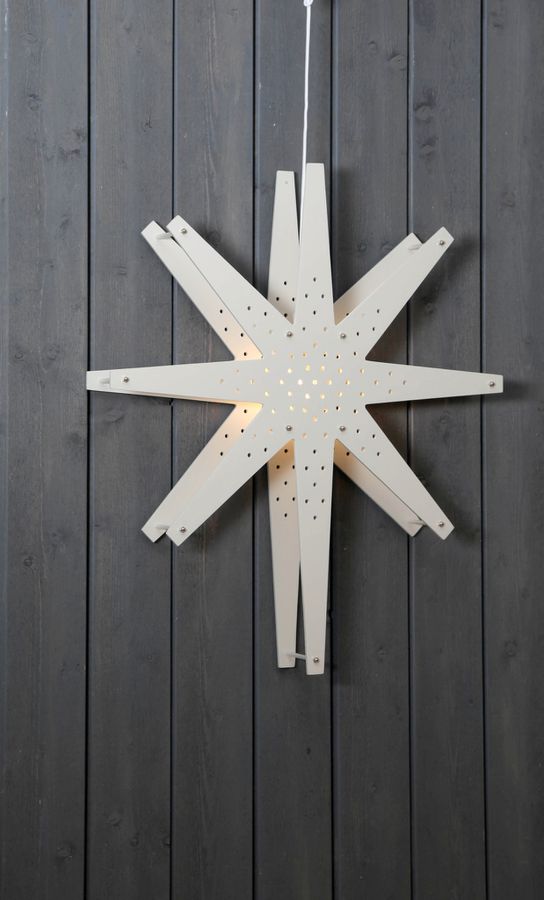 Holzstern Tall - IP20, Weiss